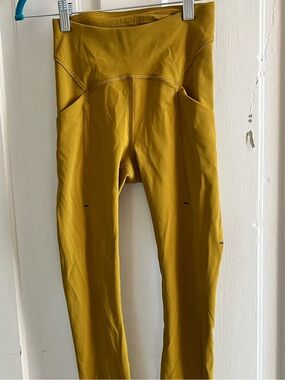 High-Waist Mustard Women’s Lulu lemon Leggings